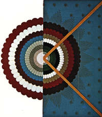 Deckenmalerei aus der Kapelle Sta. Catharina, Assisi&ldquo; nach Gottfried Semper, Der Stil. Band 1. 2. Auflage M&uuml;nchen 1878