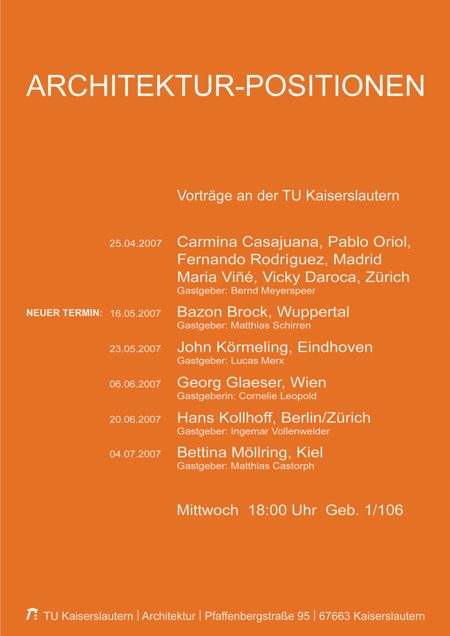 Architektur-Positionen SS2007