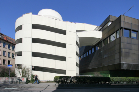 Warenhaus Karstadt mit Parkhaus, Kaiserslautern. Foto: Sabrina Dohle, TU Kaiserslautern