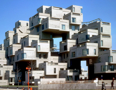 Moshe Safdie, Wohnanlage Habitat &rsquo;67, Weltausstellung Montreal 1967